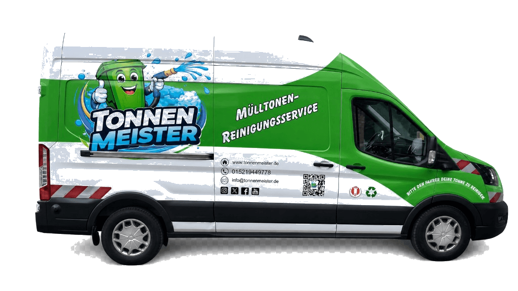 Tonnenmeister Servicefahrzeug für die Mülltonnenreinigung in Paderborn